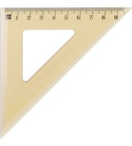 Ekierka szkolna GRAND GR854 kąt: 45o, 9,5cm dymna 130-1501 Grand