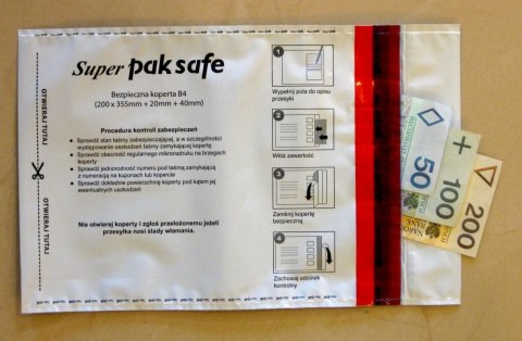 Koperty NC bezpieczne (Bankowe) B4 HK 100szt. 55438097 NC Koperty Koperty NC bezpieczne (Bankowe) B4 HK 100szt. 55438097 NC Koperty