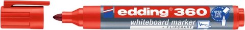 Marker 360 do tablic czerwony EDDING końcowka okrągła suchościeralny (X) Edding