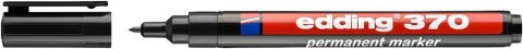 Marker niezmyw.370 okr.czarny EDDING 1mm Edding