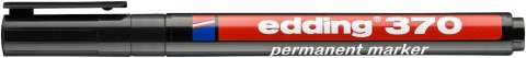 Marker niezmyw.370 okr.czarny EDDING 1mm Edding