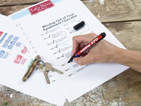 Marker niezmyw.370 okr.czarny EDDING 1mm Edding