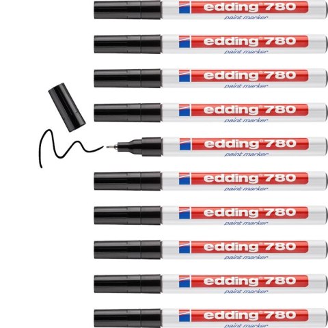 Marker olejowy 780 czarny 0.8mm EDDING końcówka okrągła Edding