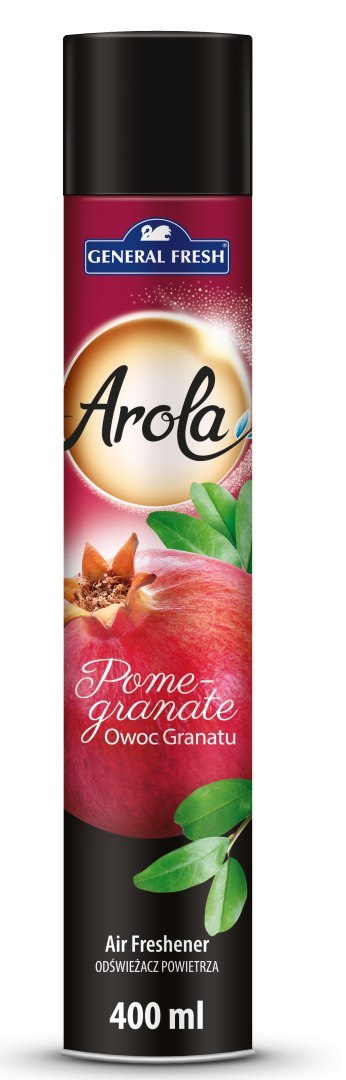 Odświeżacz powietrza AROLA Spray 400ml owoc granatu GENERAL FRESH General Fresh Odświeżacz powietrza AROLA Spray 400ml owoc granatu GENERAL FRESH General Fresh