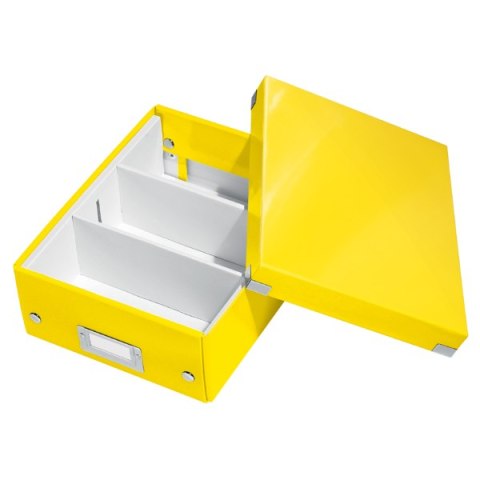 Pudło z przegródkami Leitz C&S, małe, żółte 60570016 Leitz Pudło z przegródkami Leitz C&S, małe, żółte 60570016 Leitz
