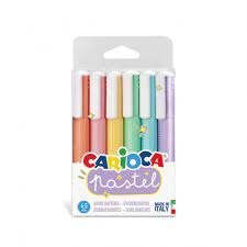 Zakreślacz pastelowy CARIOCA 6 kolorów 160-2224 Carioca Zakreślacz pastelowy CARIOCA 6 kolorów 160-2224 Carioca