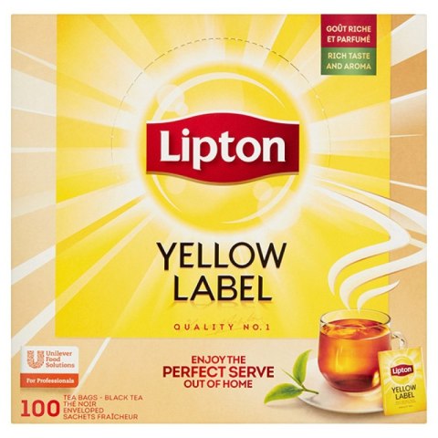 Herbata LIPTON Yellow Label (100 kopert fol.) czarna Lipton Herbata LIPTON Yellow Label (100 kopert fol.) czarna Lipton