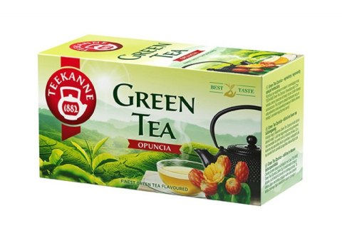 Herbata TEEKANNE GREEN TEA OPUNCJA 20t zielona Teekanne Herbata TEEKANNE GREEN TEA OPUNCJA 20t zielona Teekanne