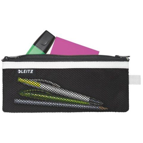 Koszulka z suwakiem z dwoma przegródkami Leitz WOW, rozmiar M, czarna 40120095 Leitz Koszulka z suwakiem z dwoma przegródkami Leitz WOW, rozmiar M, czarna 40120095 Leitz