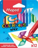 Kredki COLORPEPS świecowe 12 kolorów 861011 MAPED Maped