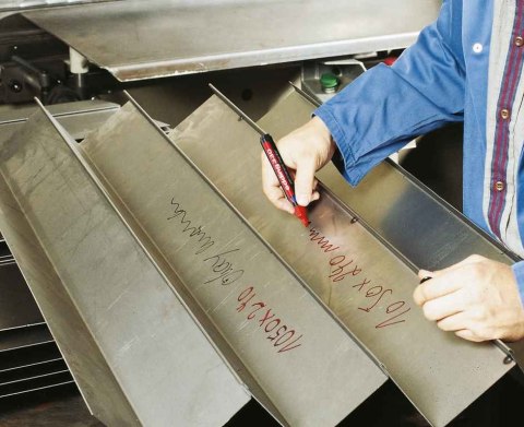 Marker EDDING permanentny ścięta końcówka 1-5mm brązowy 330/007/br ed Edding