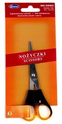 Nożyczki bursztynowe GR-3550, 13, 5 cm GRAND, 130-1384 Grand Nożyczki bursztynowe GR-3550, 13, 5 cm GRAND, 130-1384 Grand