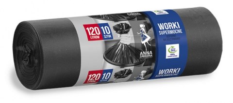 Worki na śmieci 120l supermoc.LDPE (10szt.)czarne ANNA Z. WNS1972/25SH Stella Worki na śmieci 120l supermoc.LDPE (10szt.)czarne ANNA Z. WNS1972/25SH Stella