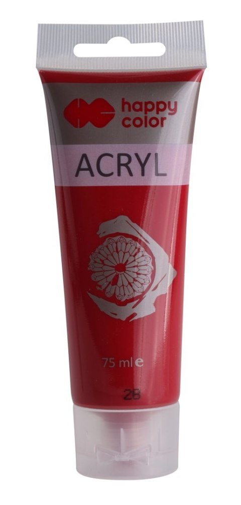 Farba akrylowa 75ml , karminowy, Happy Color HA 7370 0075-28 Happy Color Farba akrylowa 75ml , karminowy, Happy Color HA 7370 0075-28 Happy Color