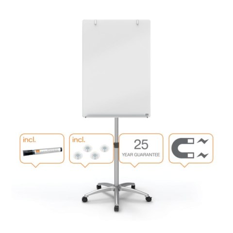 Flipchart mobilny magnetyczny szklany Nobo Dimond 1903949 Nobo