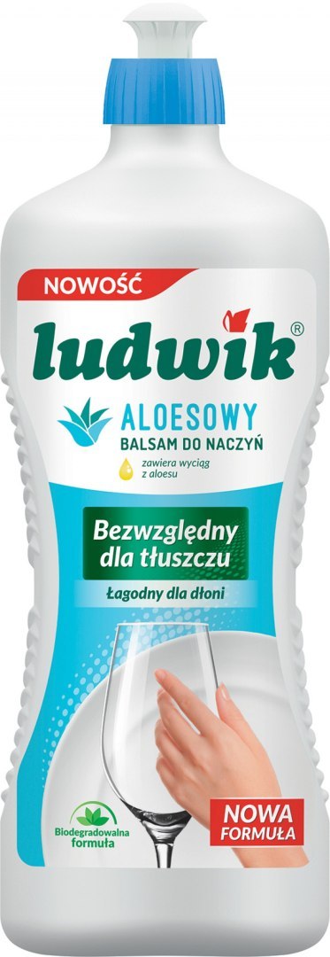 LUDWIK Płyn do mycia naczyń 900g balsam z aloesem 028171 Ludwik LUDWIK Płyn do mycia naczyń 900g balsam z aloesem 028171 Ludwik