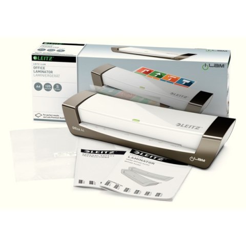 Laminator iLam OFFICE A4 230V srebrny 72510084 LEITZ Leitz Laminator iLam OFFICE A4 230V srebrny 72510084 LEITZ Leitz