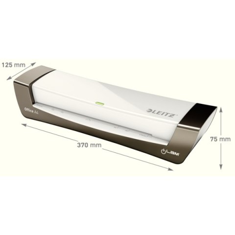 Laminator iLam OFFICE A4 230V srebrny 72510084 LEITZ Leitz Laminator iLam OFFICE A4 230V srebrny 72510084 LEITZ Leitz