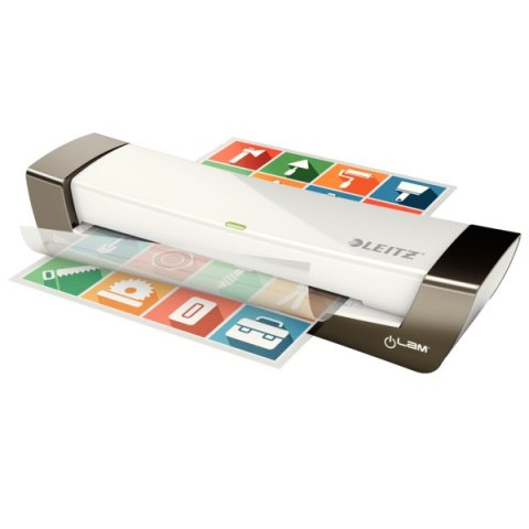 Laminator iLam OFFICE A4 230V srebrny 72510084 LEITZ Leitz Laminator iLam OFFICE A4 230V srebrny 72510084 LEITZ Leitz