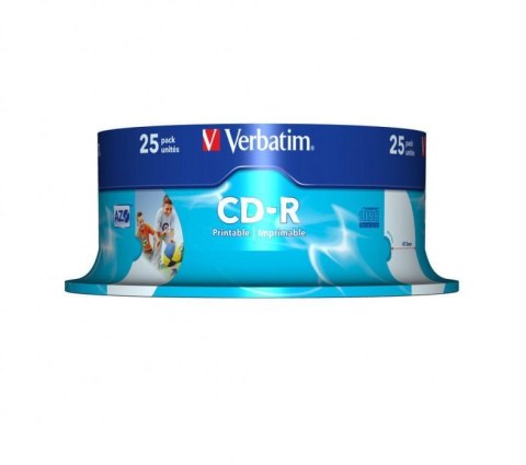 Płyta CD-R VERBATIM CAKE (25) do nadruku 43439 Wide DataLife+AZO SALE Verbatim Płyta CD-R VERBATIM CAKE (25) do nadruku 43439 Wide DataLife+AZO SALE Verbatim