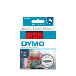 Taśma DYMO D1 - 24 mm x 7 m, czarny / czerwony S0720970 do drukarek etykiet SALE Dymo