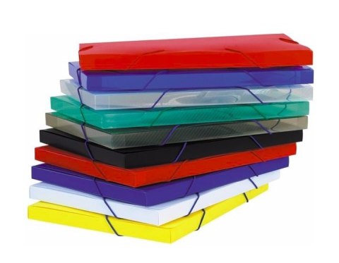 Teczka z gumką-pudło 4 cm kolor czarna TG-04-05 BIURFOL Biurfol Teczka z gumką-pudło 4 cm kolor czarna TG-04-05 BIURFOL Biurfol