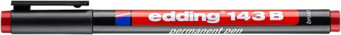 Foliopis 1-3 143 B czerw. EDDI końcówka ścięta (X) Edding