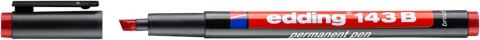 Foliopis 1-3 143 B czerw. EDDI końcówka ścięta (X) Edding