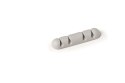 Klips samoprzylepny na 4 kable(2)szary 504010 CAVOLINE CLIP DURABLE Durable