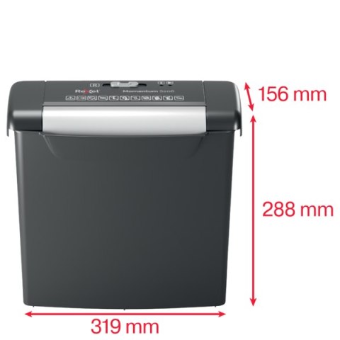 Niszczarka Rexel Momentum S206 P2, 6 kartek, 9l kosz, konfetti 2104568EU (X) Rexel Niszczarka Rexel Momentum S206 P2, 6 kartek, 9l kosz, konfetti 2104568EU (X) Rexel