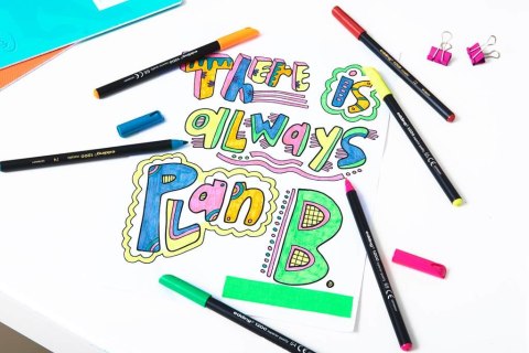 Pisak artystyczny 1-3 mm metallic czerwony Edding 1200/058 Edding