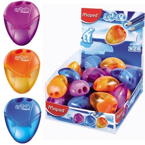 Temperówka plastikowa IGLOO 2 z dwoma otworami MAPED 534756 Maped Temperówka plastikowa IGLOO 2 z dwoma otworami MAPED 534756 Maped