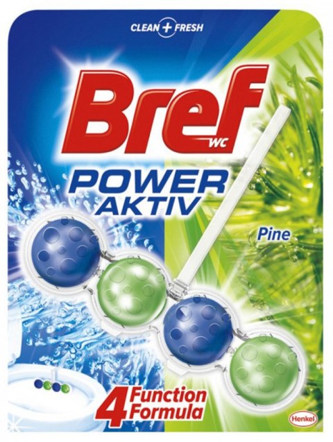 BREF Zawieszka WC POWER AKTIV 50g Sosnowy Las kulki *625166 Bref BREF Zawieszka WC POWER AKTIV 50g Sosnowy Las kulki *625166 Bref