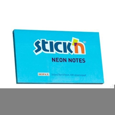 Bloczek STICKnullN 127x76mm niebieski neonowy 100k 21100k 213 STICKnullN StickN Bloczek STICKnullN 127x76mm niebieski neonowy 100k 21100k 213 STICKnullN StickN