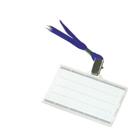 Identyfikator z niebieską taśmą 88*55 DONAU 8347001PL-10 Donau