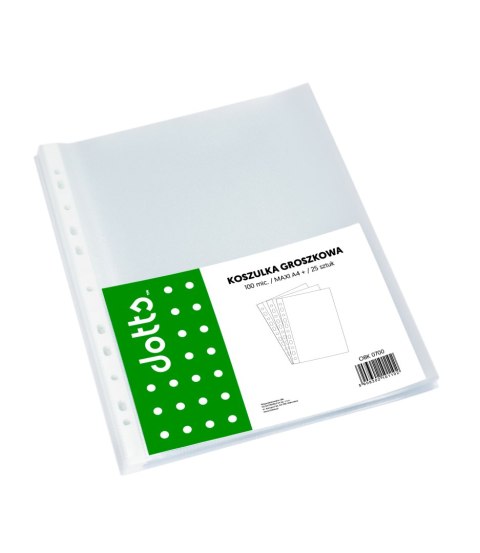Koszulki groszkowe DOTTS MAXI A4+ 100mic (25szt) 400104280 Dotts Koszulki groszkowe DOTTS MAXI A4+ 100mic (25szt) 400104280 Dotts