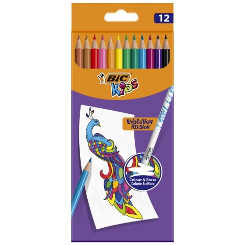Kredki ołówkowe BIC Kids Evolution Illusion 987868 Bic Kredki ołówkowe BIC Kids Evolution Illusion 987868 Bic