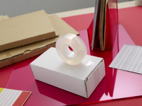 Taśma biurowa SCOTCH_ Crystal (6-1933R10TPC), 19mm, 33m, 10szt., podajnik C-60 GRATIS Scotch 3M