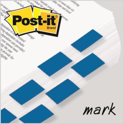 Zakładki indeksujące POST-IT 25x43mm niebieskie 680-2 50sztuk 3M Post-It 3M Zakładki indeksujące POST-IT 25x43mm niebieskie 680-2 50sztuk 3M Post-It 3M
