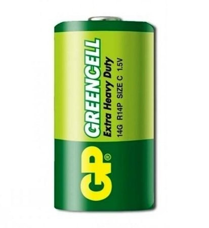 Bateria GREENCELL R14 14G-U2 1,5V cynkowo-chlorkowe GP GP Batteries Bateria GREENCELL R14 14G-U2 1,5V cynkowo-chlorkowe GP GP Batteries