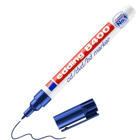 Marker EDDING 8400 do CD niebieski (X) Edding Marker EDDING 8400 do CD niebieski (X) Edding