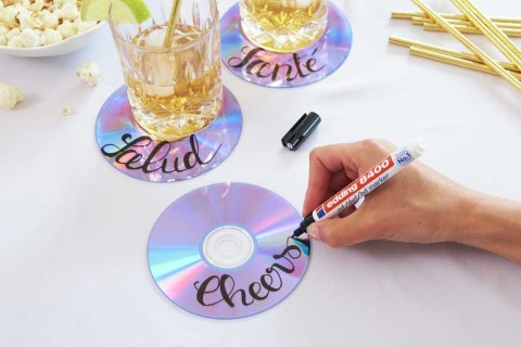 Marker EDDING 8400 do CD niebieski (X) Edding Marker EDDING 8400 do CD niebieski (X) Edding