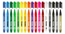 Marker olejowy,cienka fibrowa końcówka 1,5mm, pomarańczowy TO-441 Toma (X) Toma