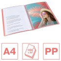 Album ofertowy Esselte ColourBreeze, z 80 koszulkami, koralowy 628445 Esselte Esselte