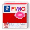 Kostka FIMO soft 57g, czerwień świąteczna - edycja limitowana, masa termoutwardzalna, Staedtler S 8020-2P Staedtler Fimo