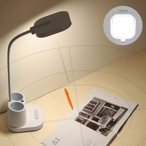 Lampka biurkowa, akumulator, led PLATINET 5W biała, przybornik na długopisy, ładowarka, PEN HOLDER PDL008 Platinet Lampka biurkowa, akumulator, led PLATINET 5W biała, przybornik na długopisy, ładowarka, PEN HOLDER PDL008 Platinet