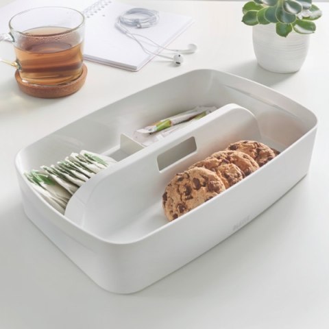 Organizer MyBOX mały z uchwytem biały LEITZ 53230001 Leitz Organizer MyBOX mały z uchwytem biały LEITZ 53230001 Leitz