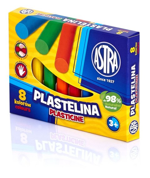 Plastelina Astra 8 kolorów, 83814902 Astra Plastelina Astra 8 kolorów, 83814902 Astra