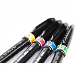 Precyzyjny pędzelek do kaligrafii i liternictwa Brush SignPen Artist pomarańczowy SESF30-F PENTEL Pentel Precyzyjny pędzelek do kaligrafii i liternictwa Brush SignPen Artist pomarańczowy SESF30-F PENTEL Pentel
