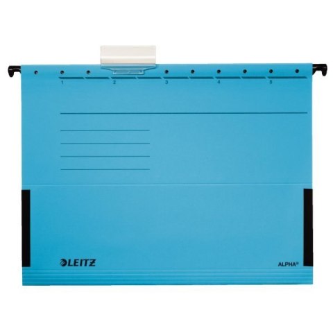 Teczki zawieszane z boczkami ALPHA, niebieski, Leitz 19860135 Leitz Teczki zawieszane z boczkami ALPHA, niebieski, Leitz 19860135 Leitz